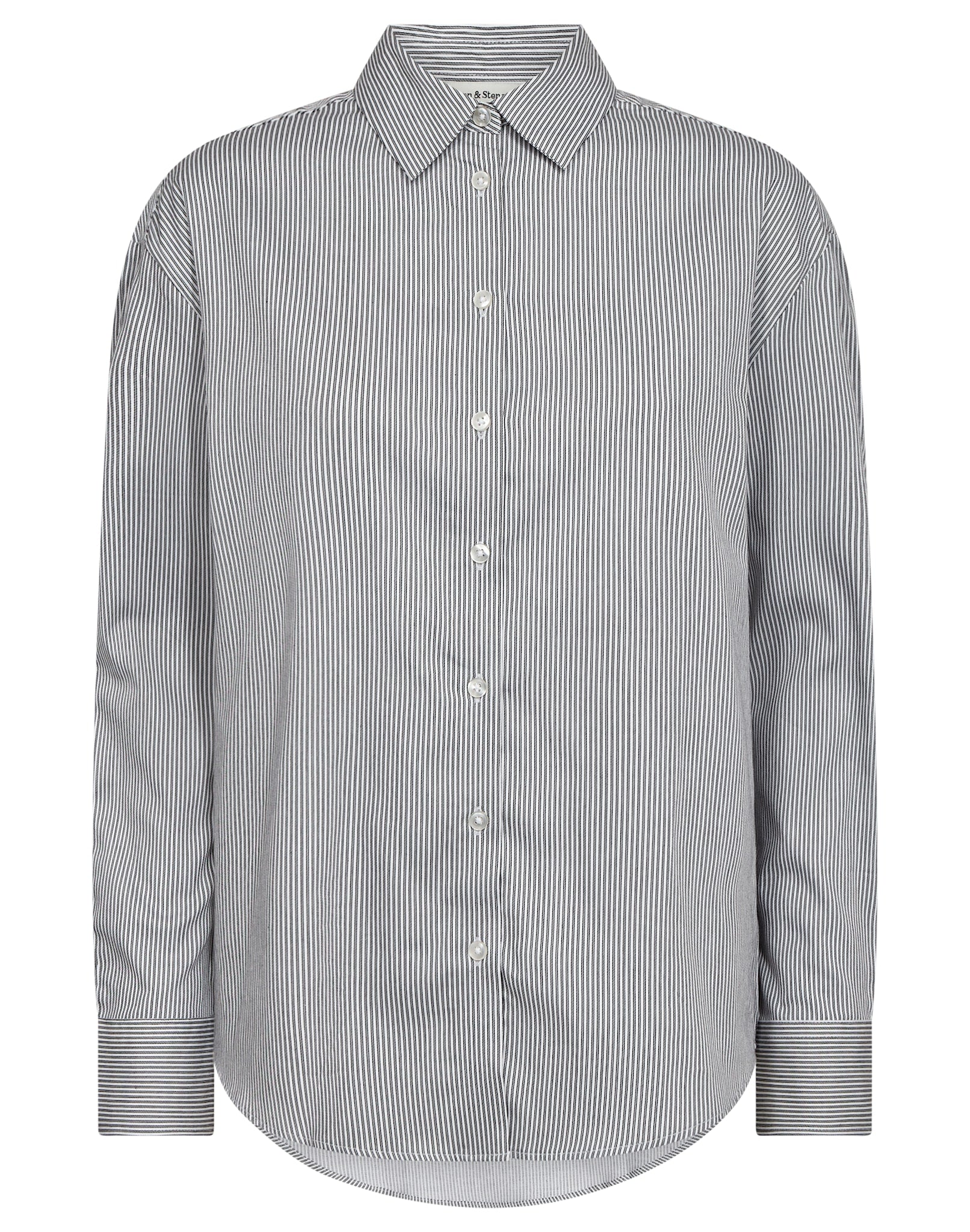 BS Elsie Regular Fit Skjorta - Black/White