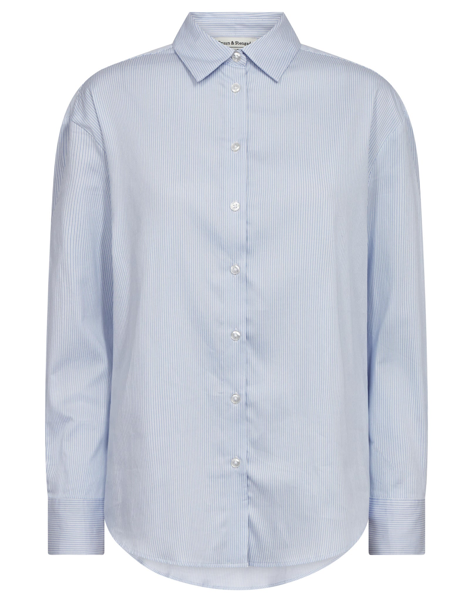 BS Elsie Regular Fit Skjorta - Light Blue/White