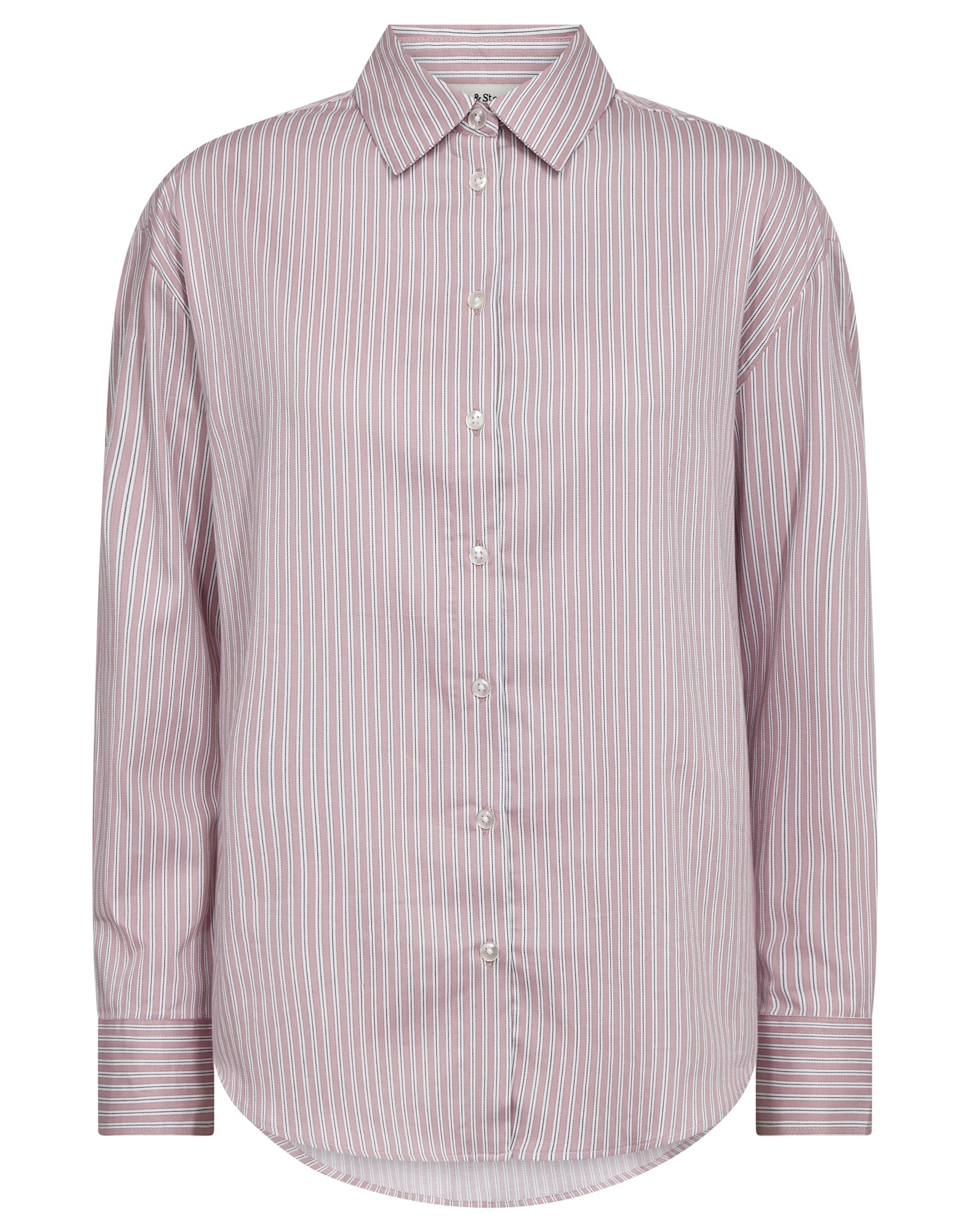 BS Elsie Regular Fit Skjorta - Pink/White