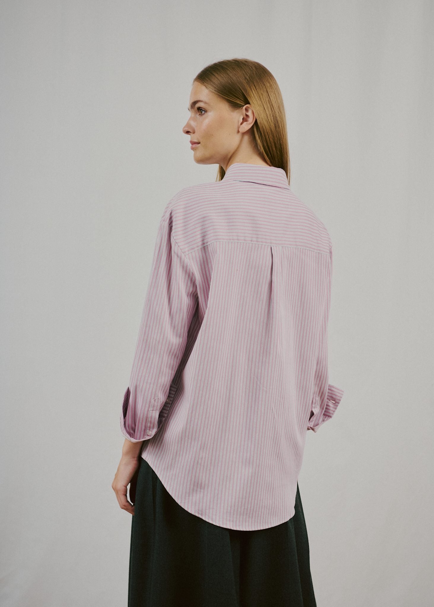 BS Elsie Regular Fit Skjorta - Pink/White