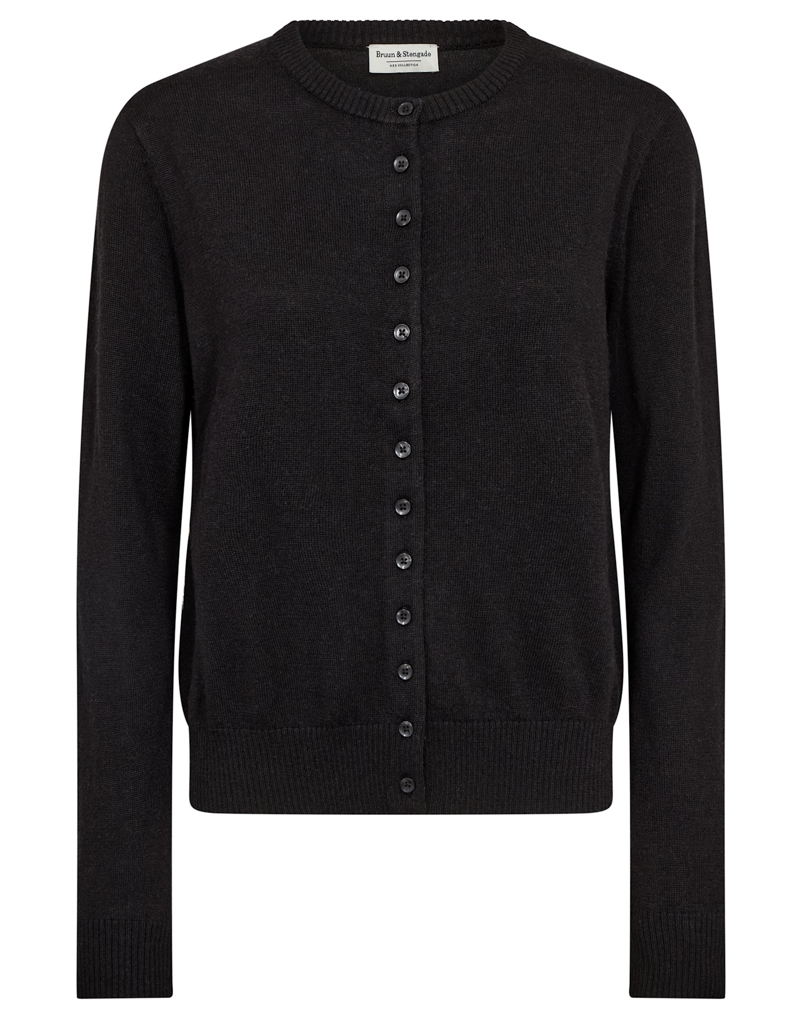 BS Edel Regular Fit Stickat - Black