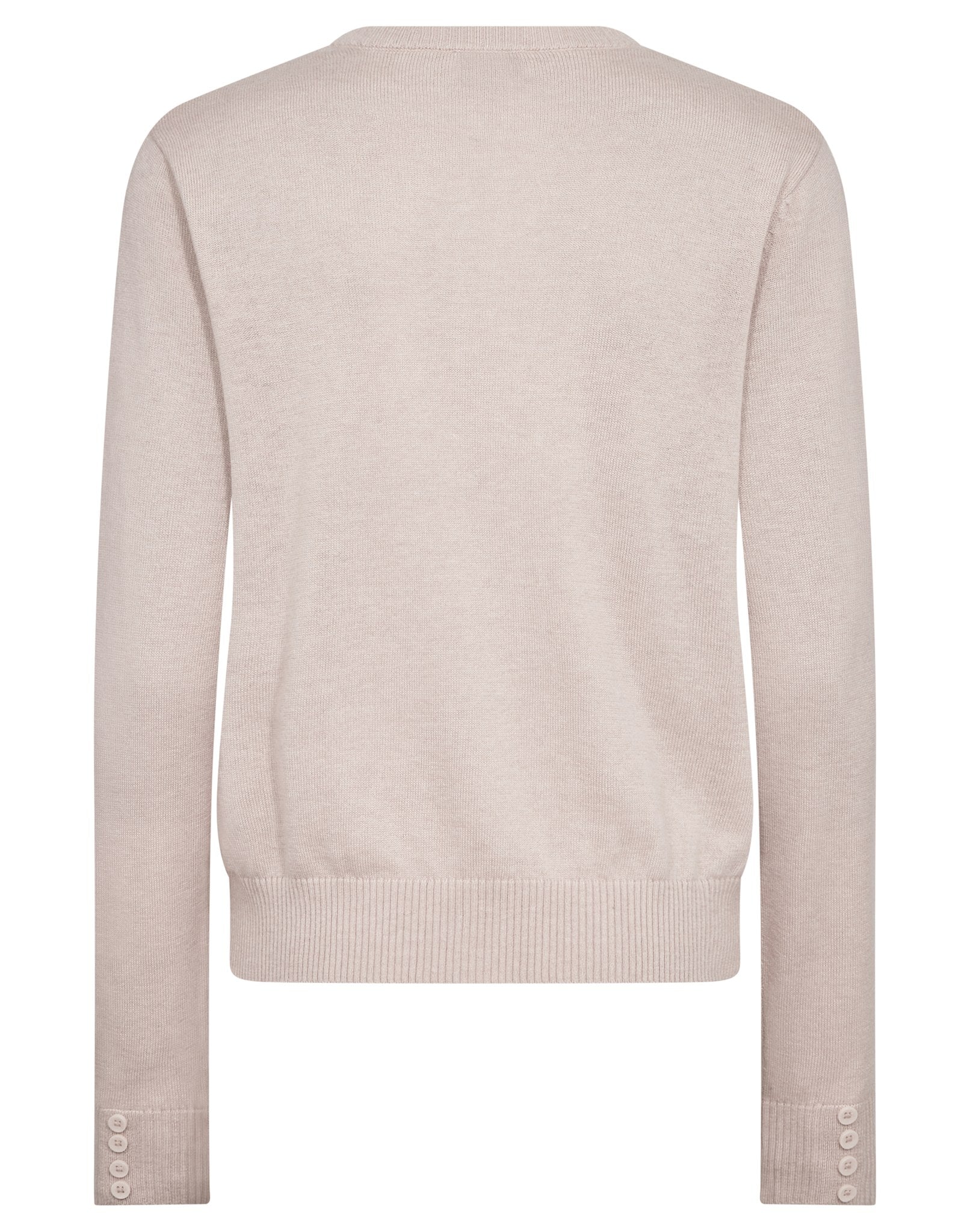 BS Edel Regular Fit Stickat - Chalk Pink