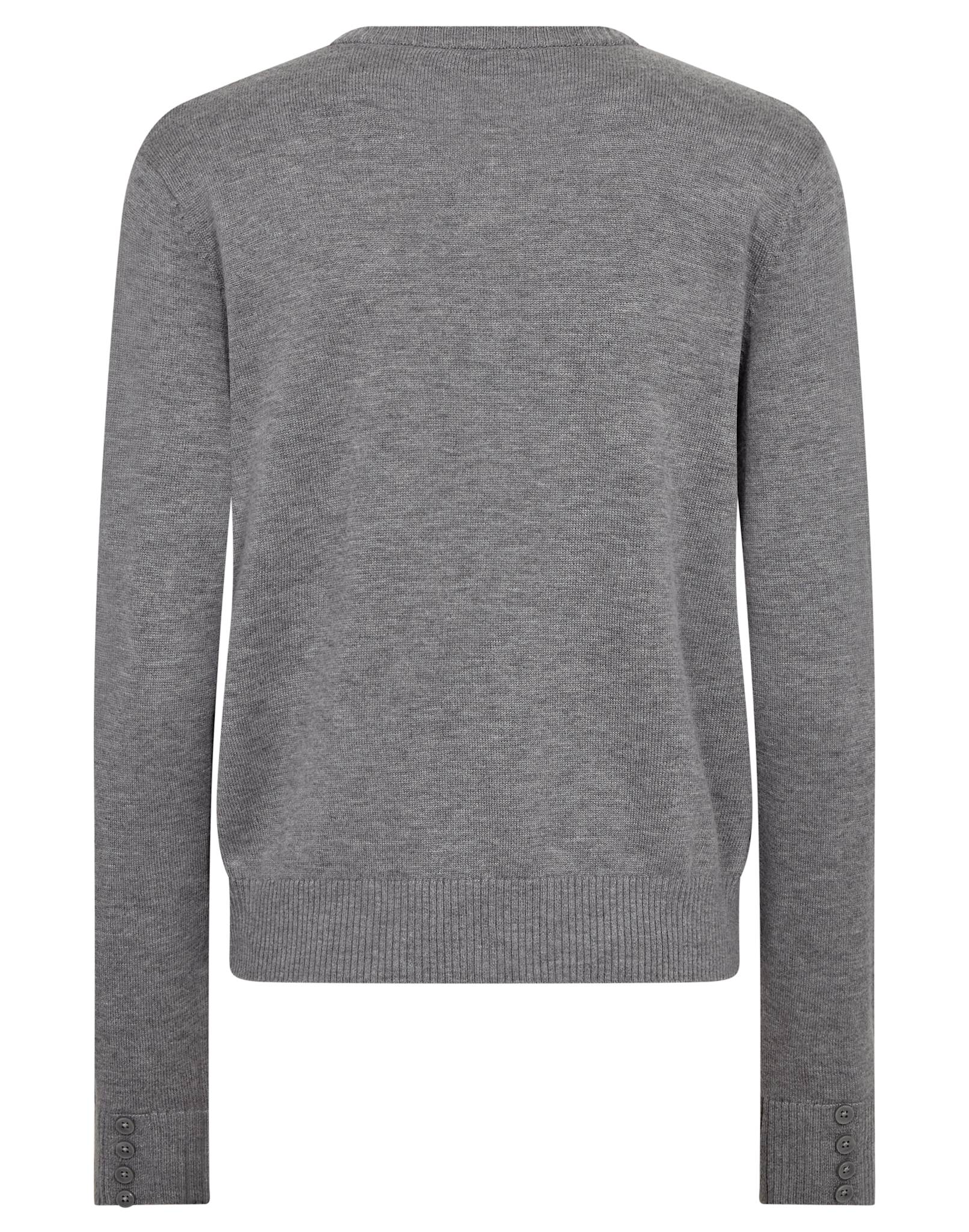 BS Edel Regular Fit Stickat - Grey