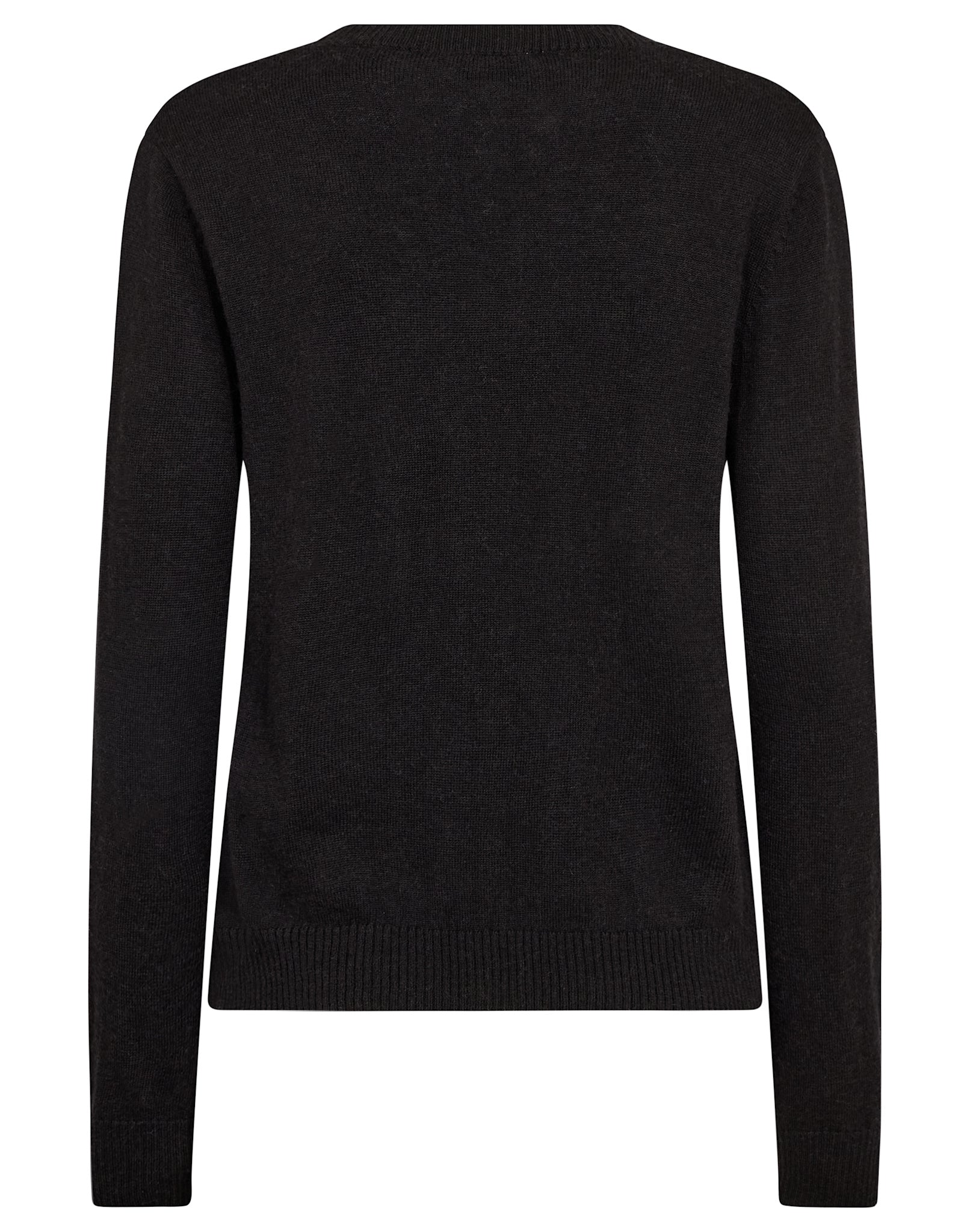 BS Brunhild Regular Fit Stickat - Black