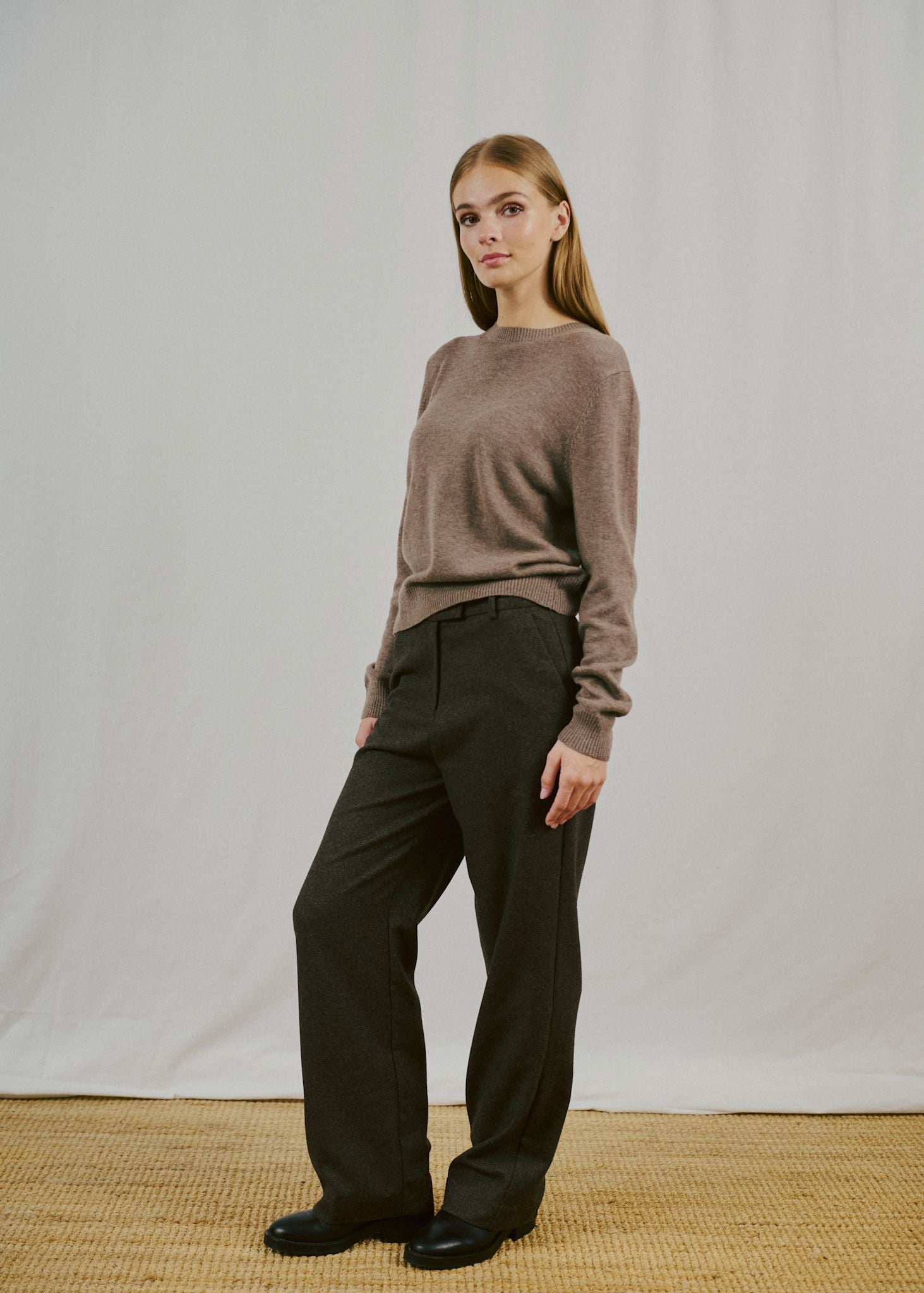 BS Brunhild Regular Fit Stickat - Mole