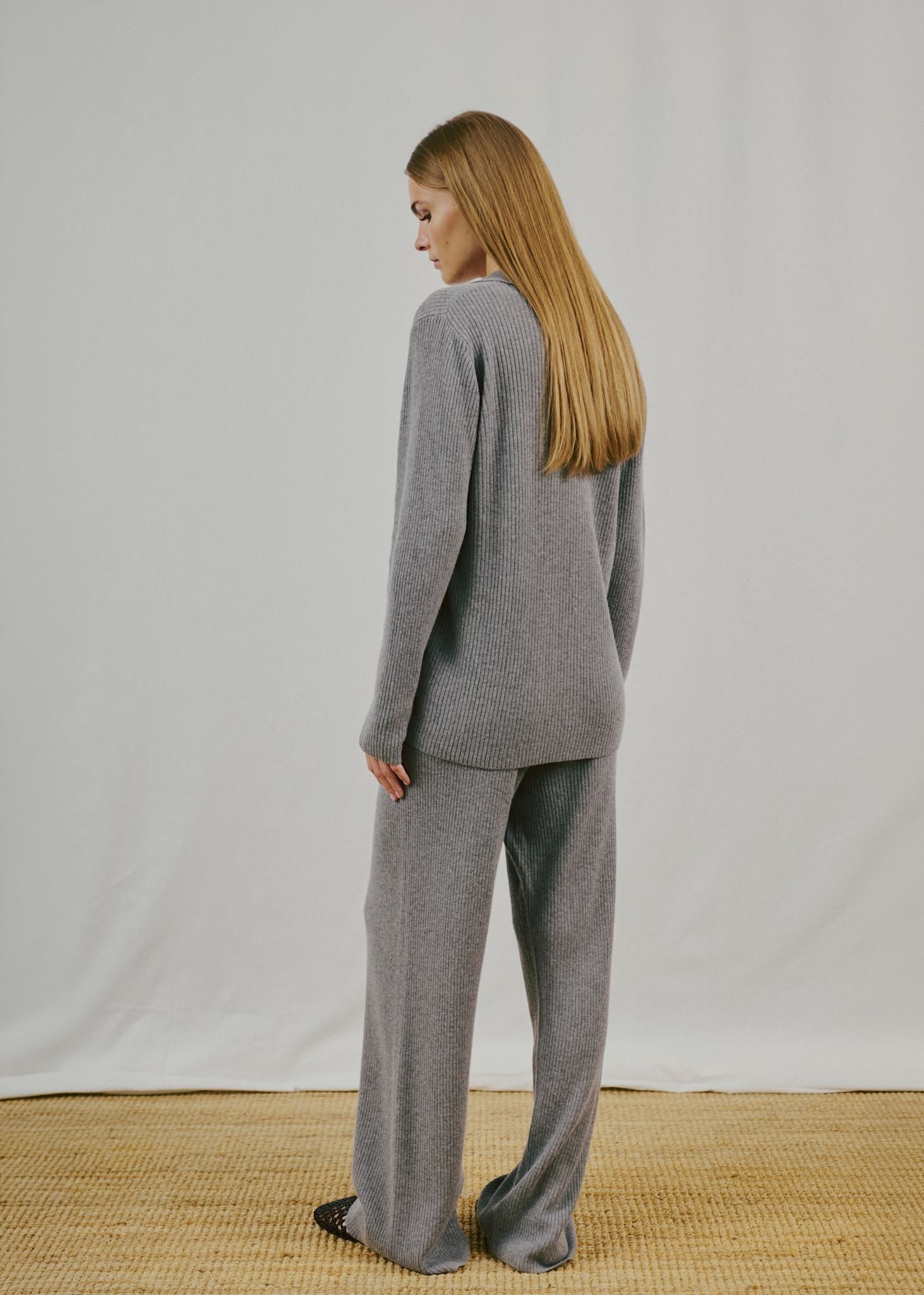 BS Agathe Regular Fit Byxor - Grey