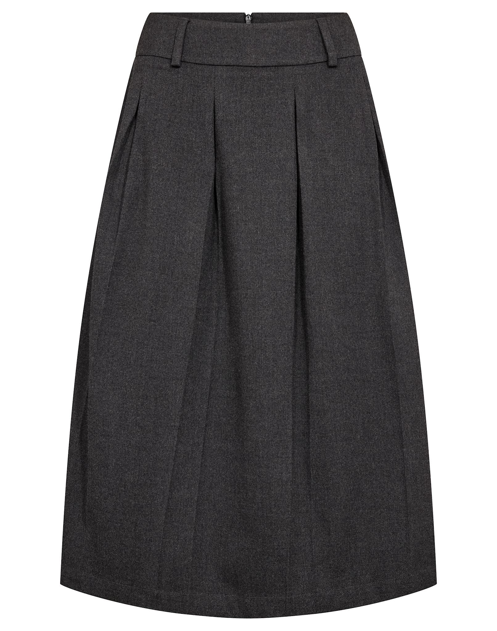 BS Elke Regular Fit Kjol - Dark Grey