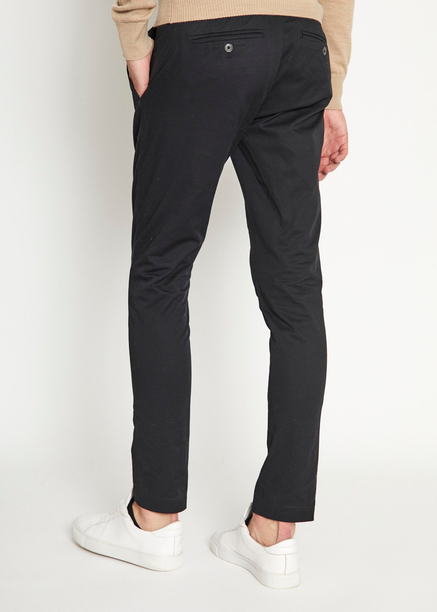 BS Anton Slim Fit Chinos - Svart