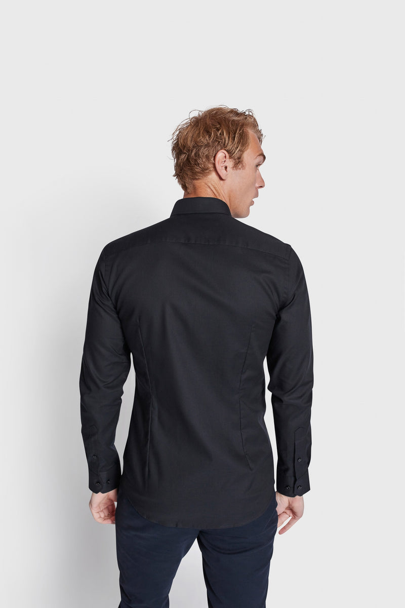 BS Donatello Super Slim Fit Skjorta - Black