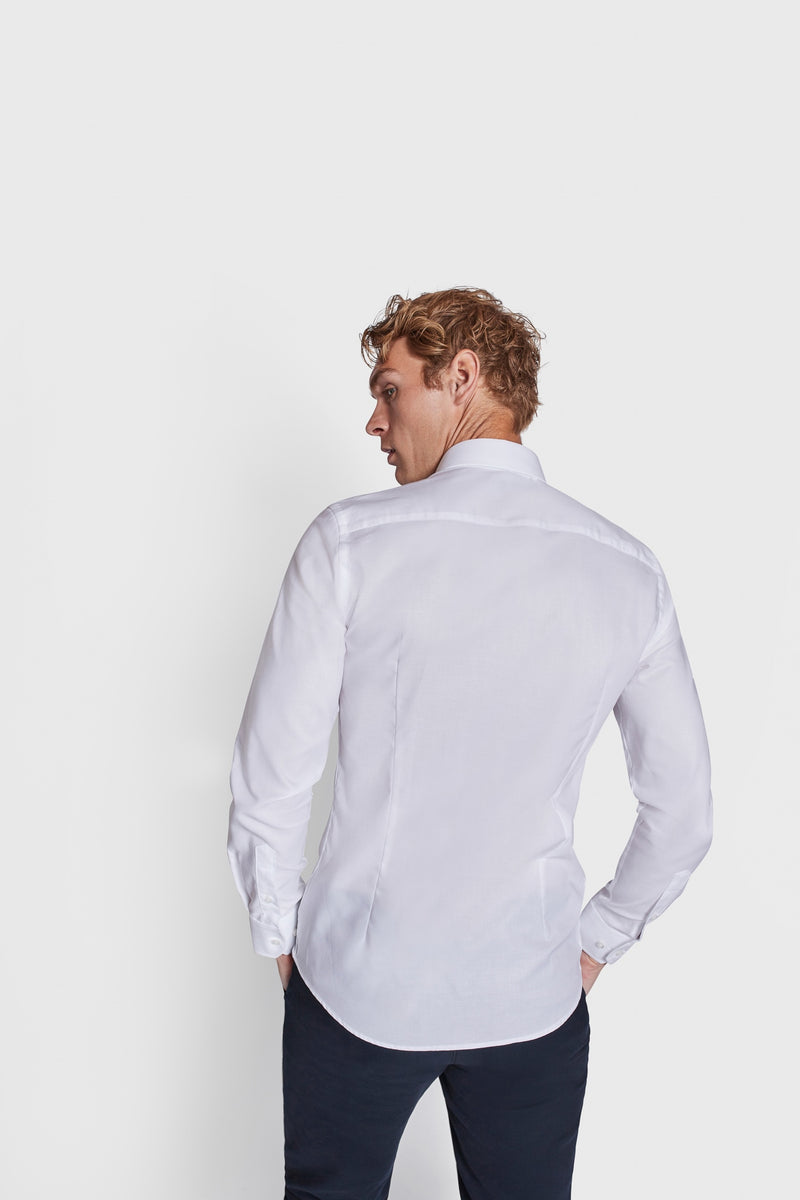 BS Donatello Super Slim Fit Skjorta - White