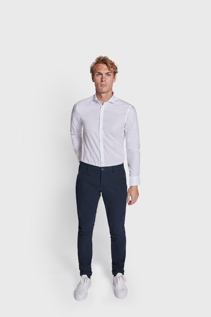 BS Donatello Super Slim Fit Skjorta - White