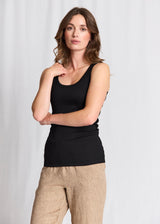 BS Charlotte Regular Fit Topp - Black