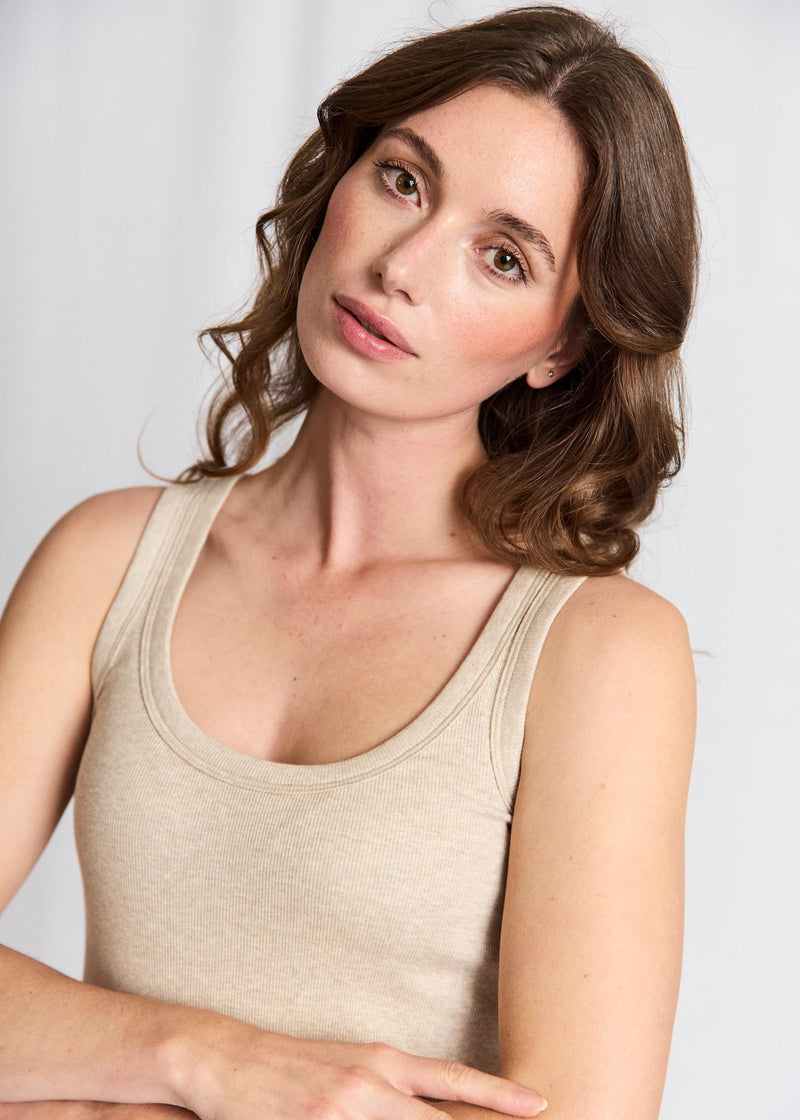 BS Charlotte Regular Fit Topp - Sand