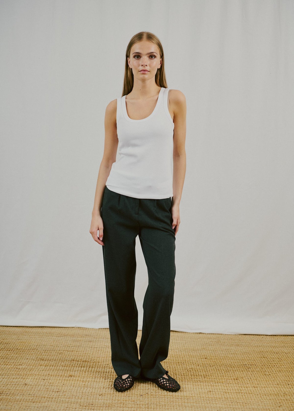 BS Charlotte Regular Fit Topp - White