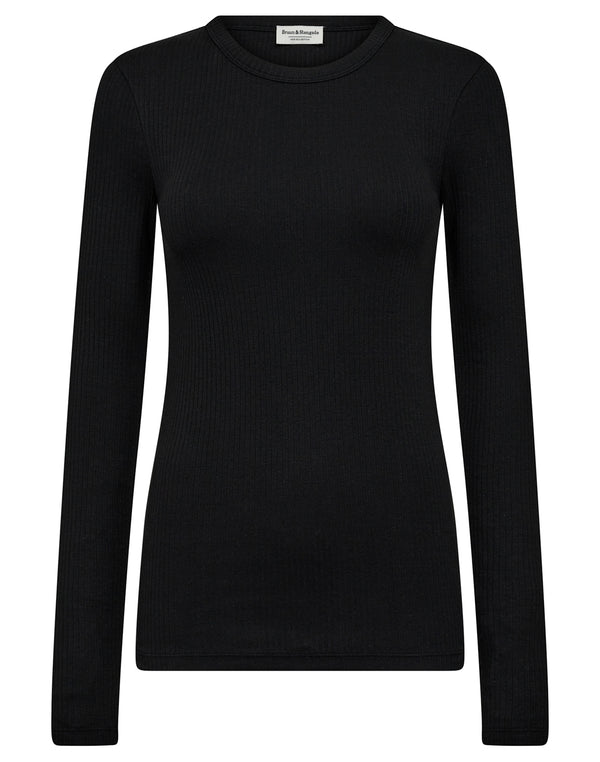 BS Margrethe Långärmad T-Shirt - Black