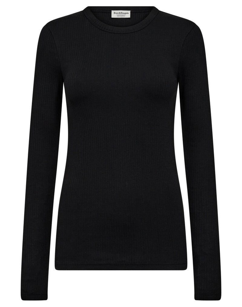 BS Margrethe Långärmad T-Shirt - Black