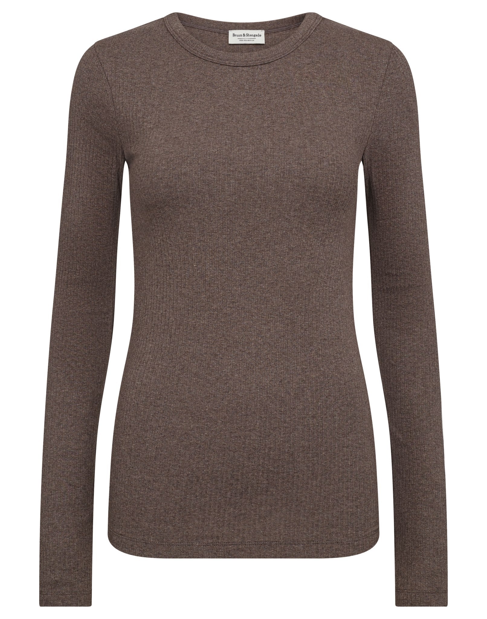 BS Margrethe Långärmad T-Shirt - Brown