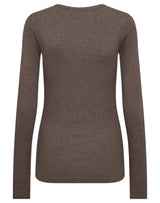 BS Margrethe Långärmad T-Shirt - Brown