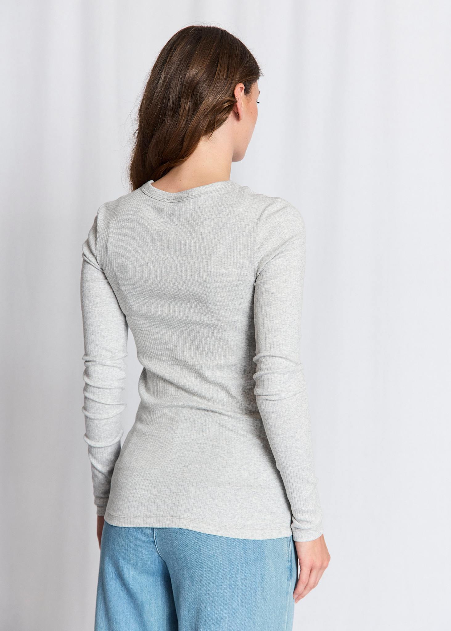 BS Margrethe Långärmad T-Shirt - Light Grey