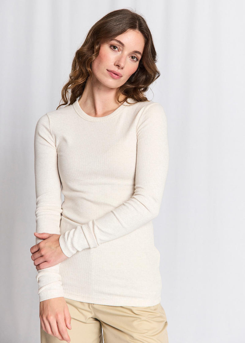 BS Margrethe Långärmad T-Shirt - Off White