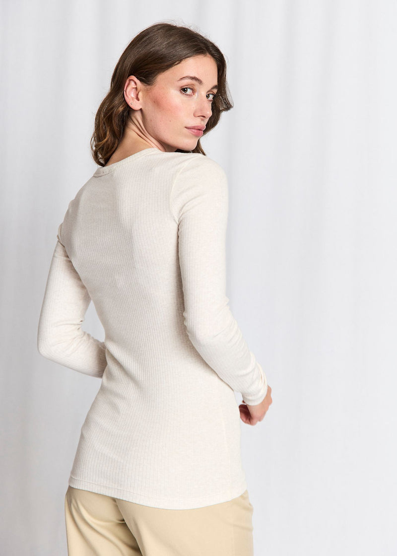 BS Margrethe Långärmad T-Shirt - Off White