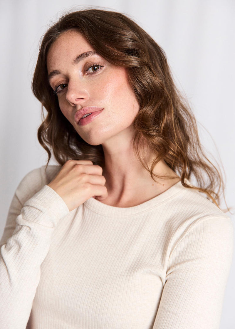 BS Margrethe Långärmad T-Shirt - Off White