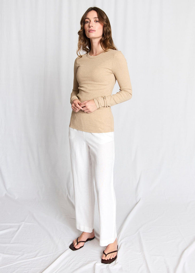 BS Margrethe Långärmad T-Shirt - Sand