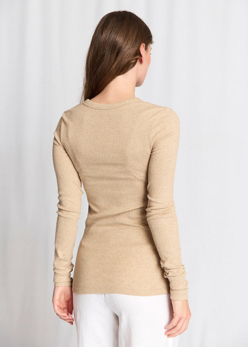 BS Margrethe Långärmad T-Shirt - Sand