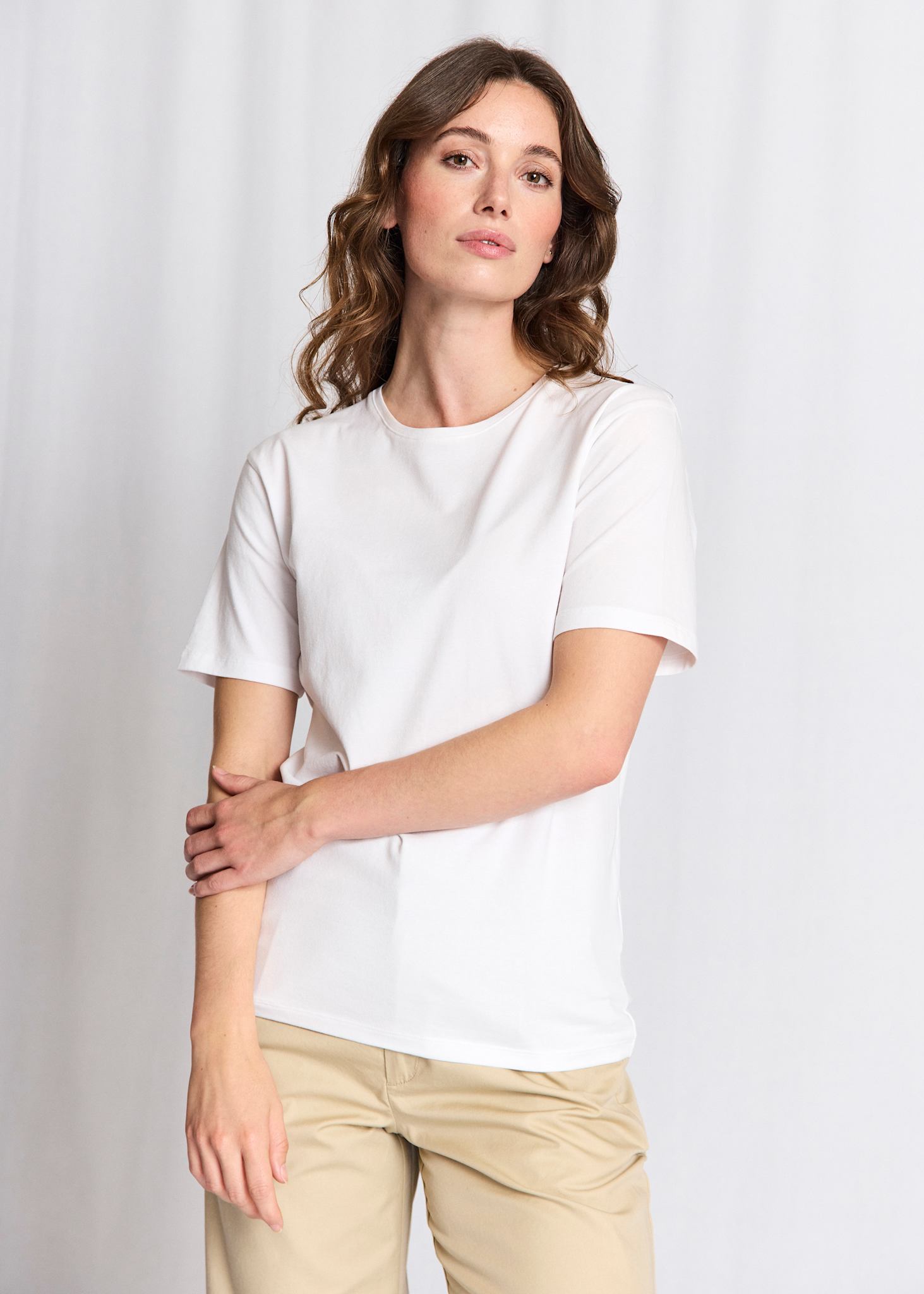 BS Abelone Slim Fit T-shirt - White