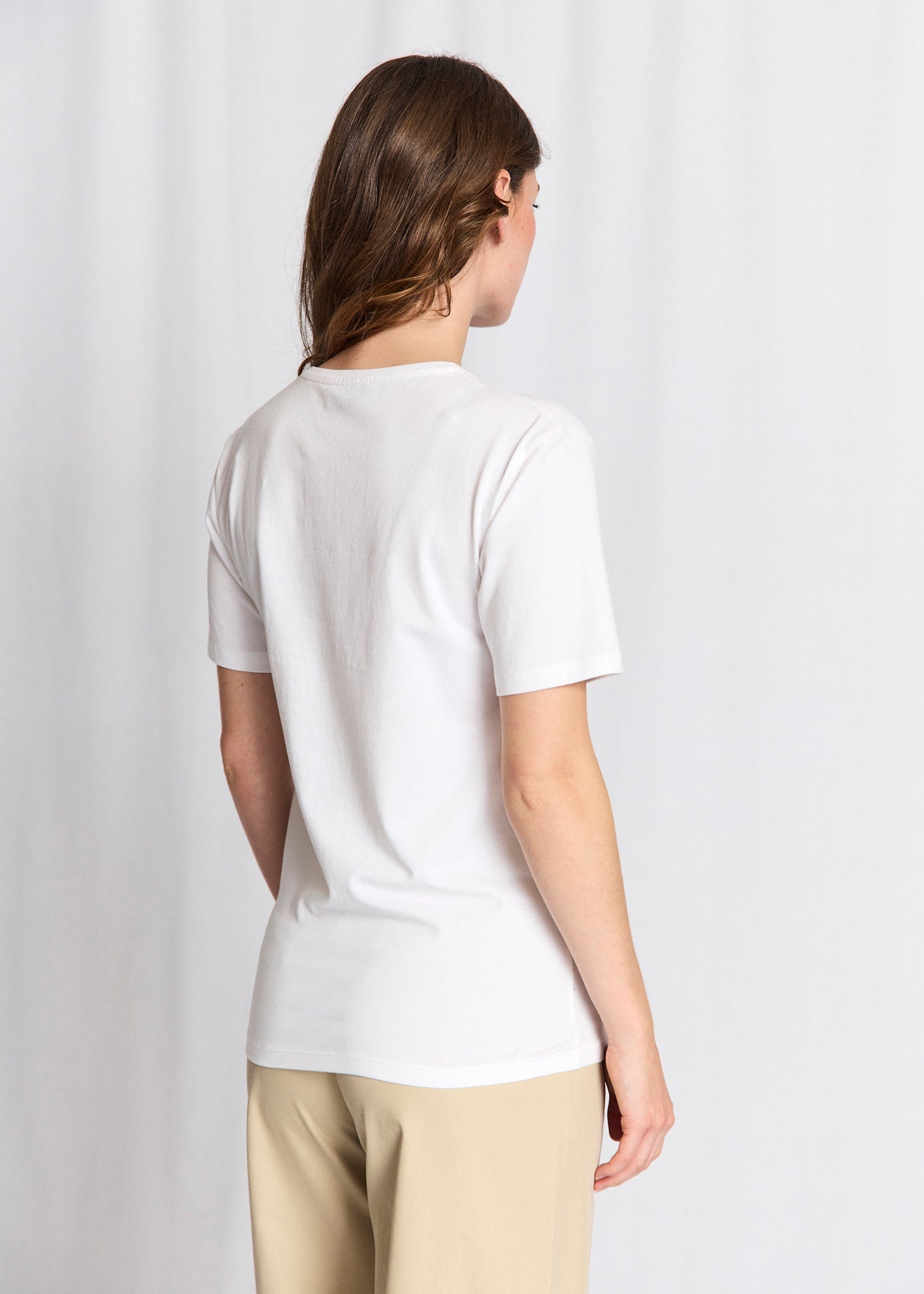 BS Abelone Slim Fit T-shirt - White