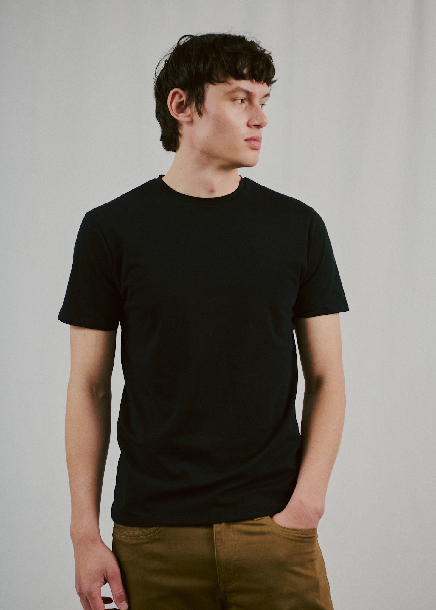 BS Antiqua Regular Fit T-Shirt - Black