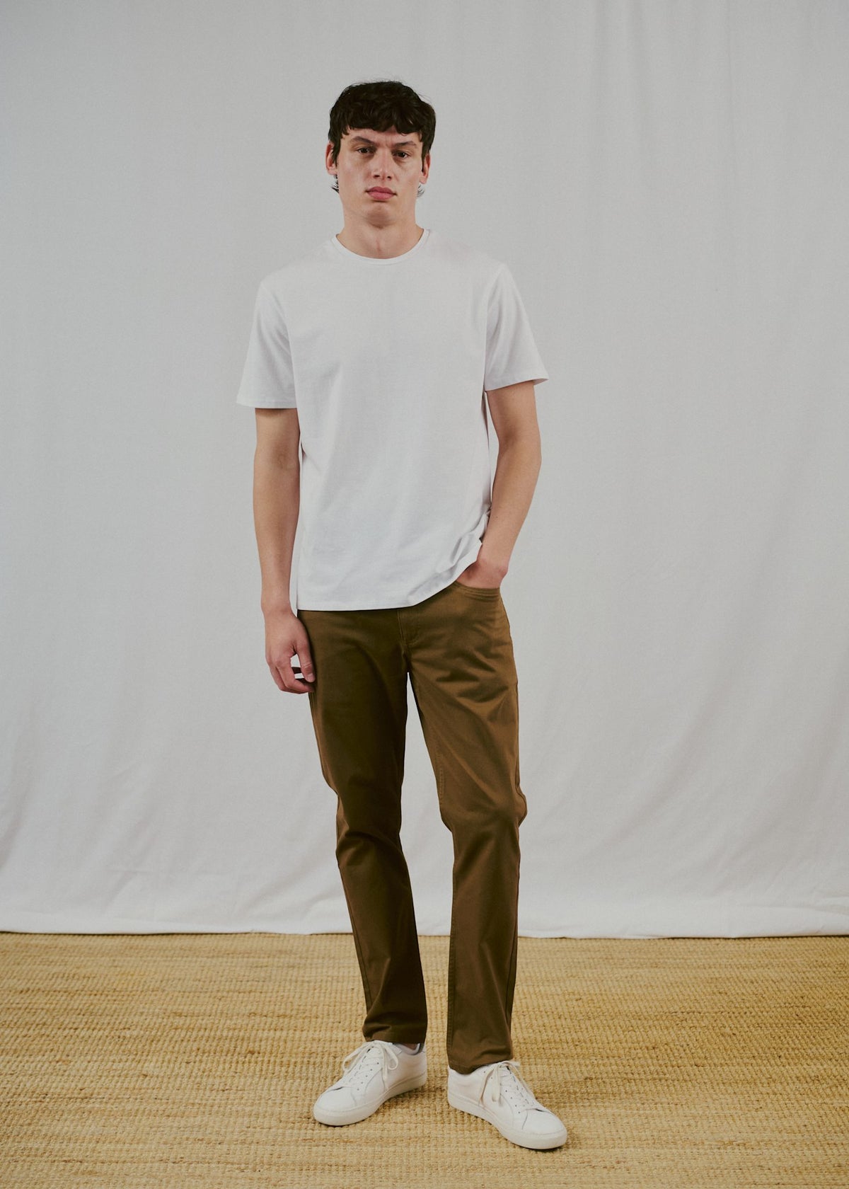 BS Antiqua Regular Fit T-shirt - Vit