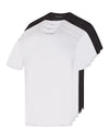 BS Antiqua Regular Fit T-shirt – Vit. Vit. Vit. Svart & Svart