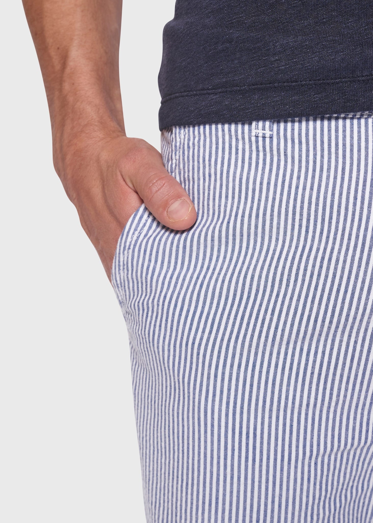 BS Aldrin Slim Fit Shorts - Blå