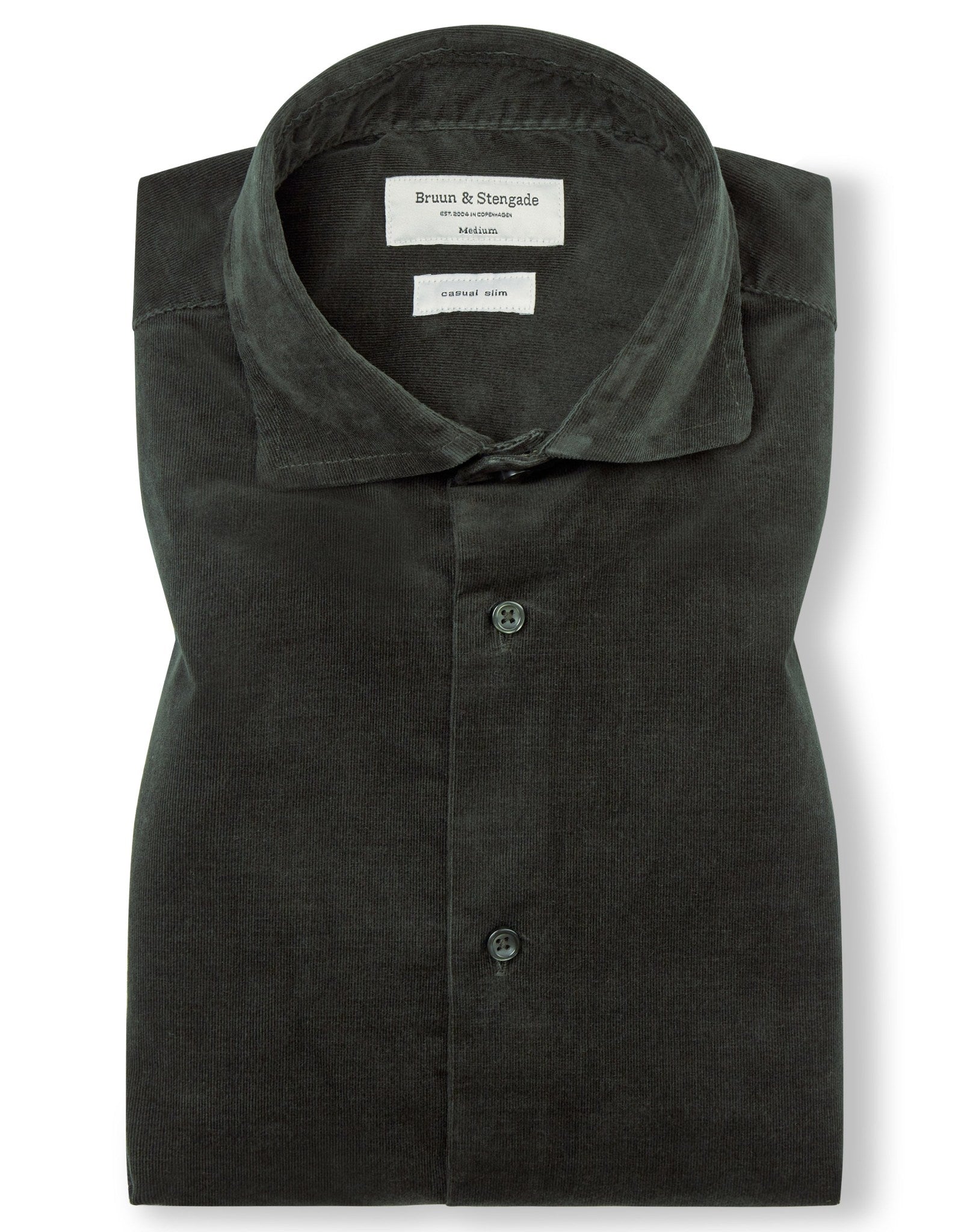 BS Assan Casual Slim Fit Skjorta - Grön
