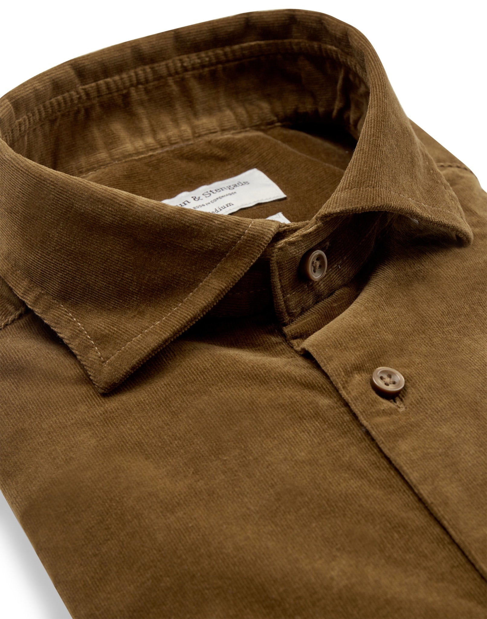 BS Assan Casual Slim Fit Skjorta - Ockra