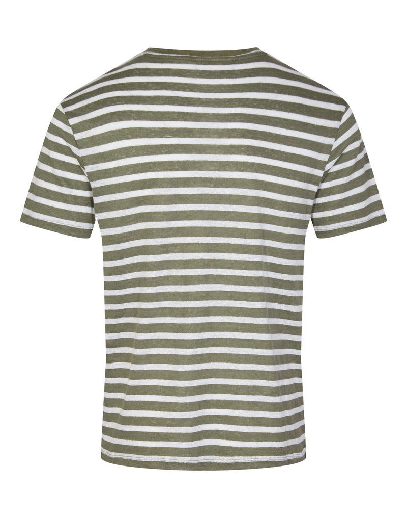 BS Cannoli Regular Fit T-Shirt - Army/White