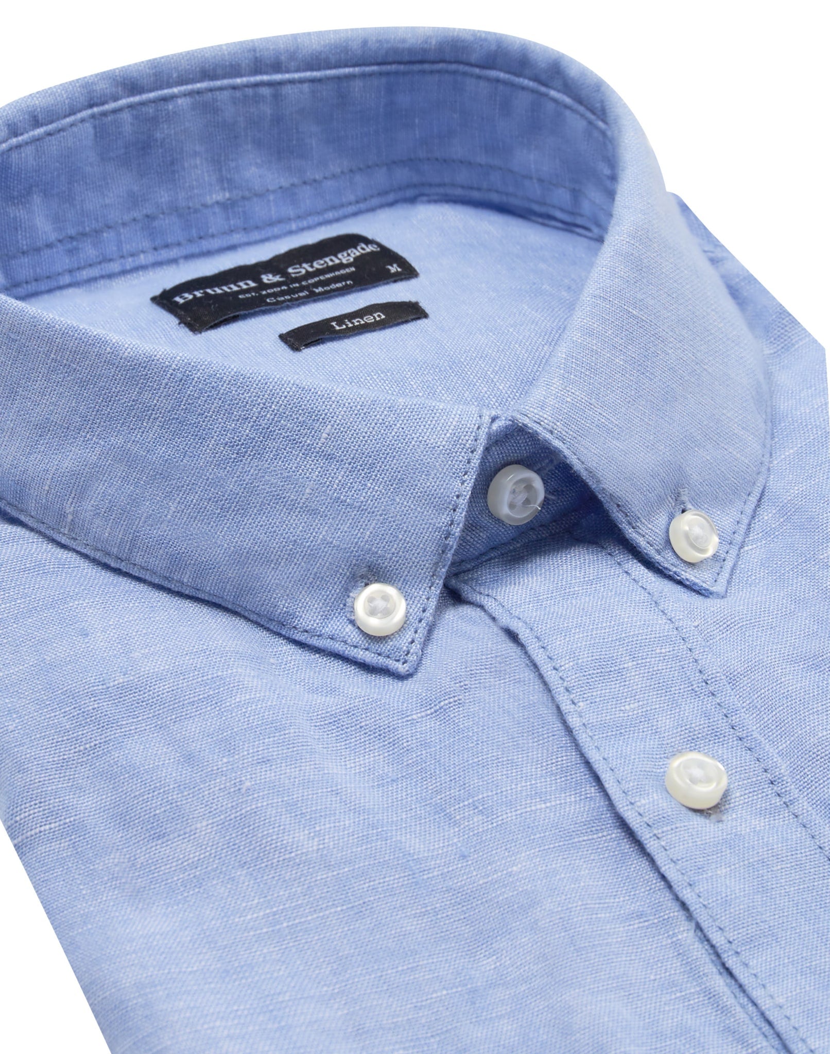 BS Carlos Casual Modern Fit Skjorta - Ljusblå