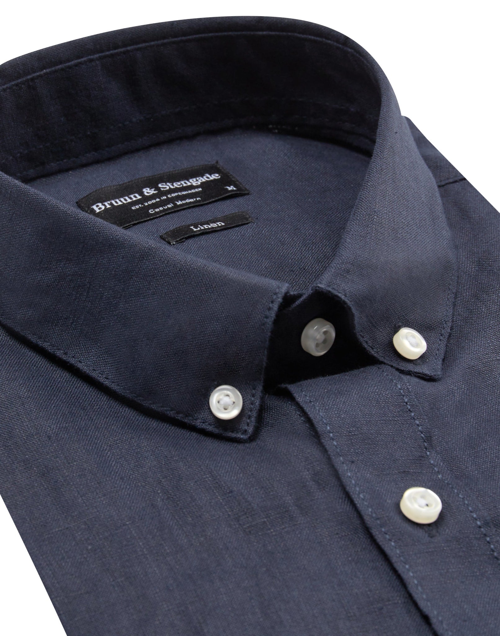 BS Carlos Casual Modern Fit Skjorta - Marinblå