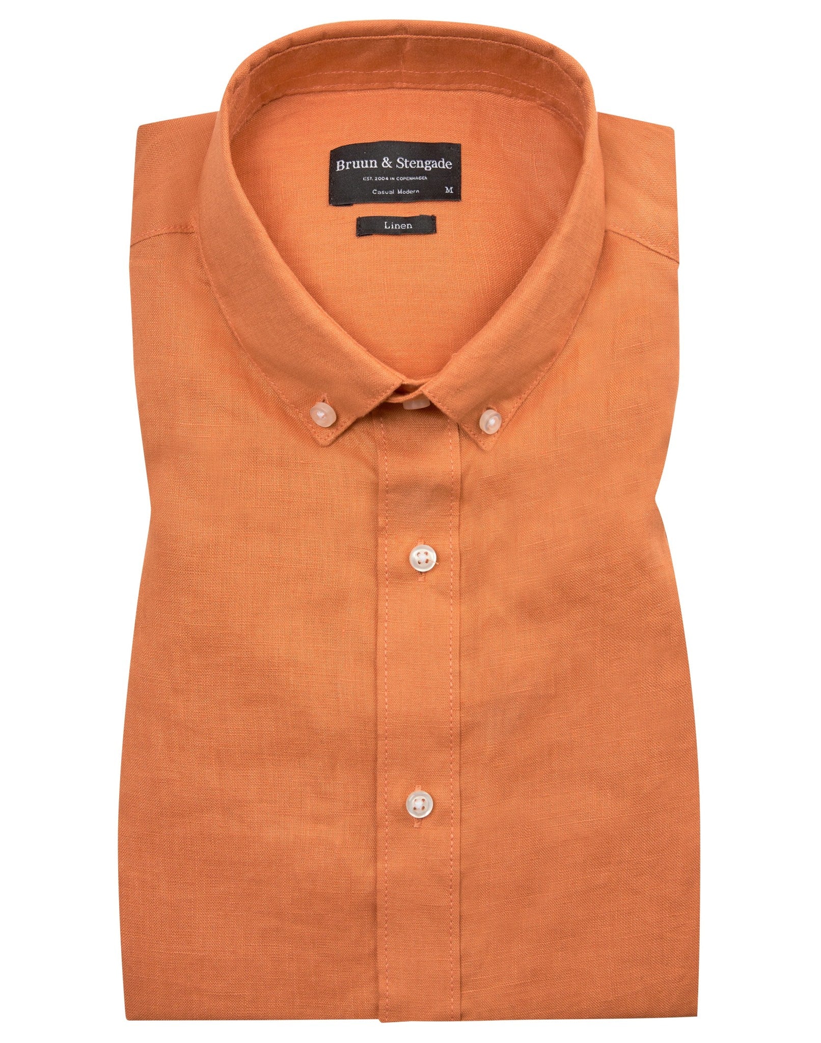 BS Carlos Casual Modern Fit Skjorta - Orange