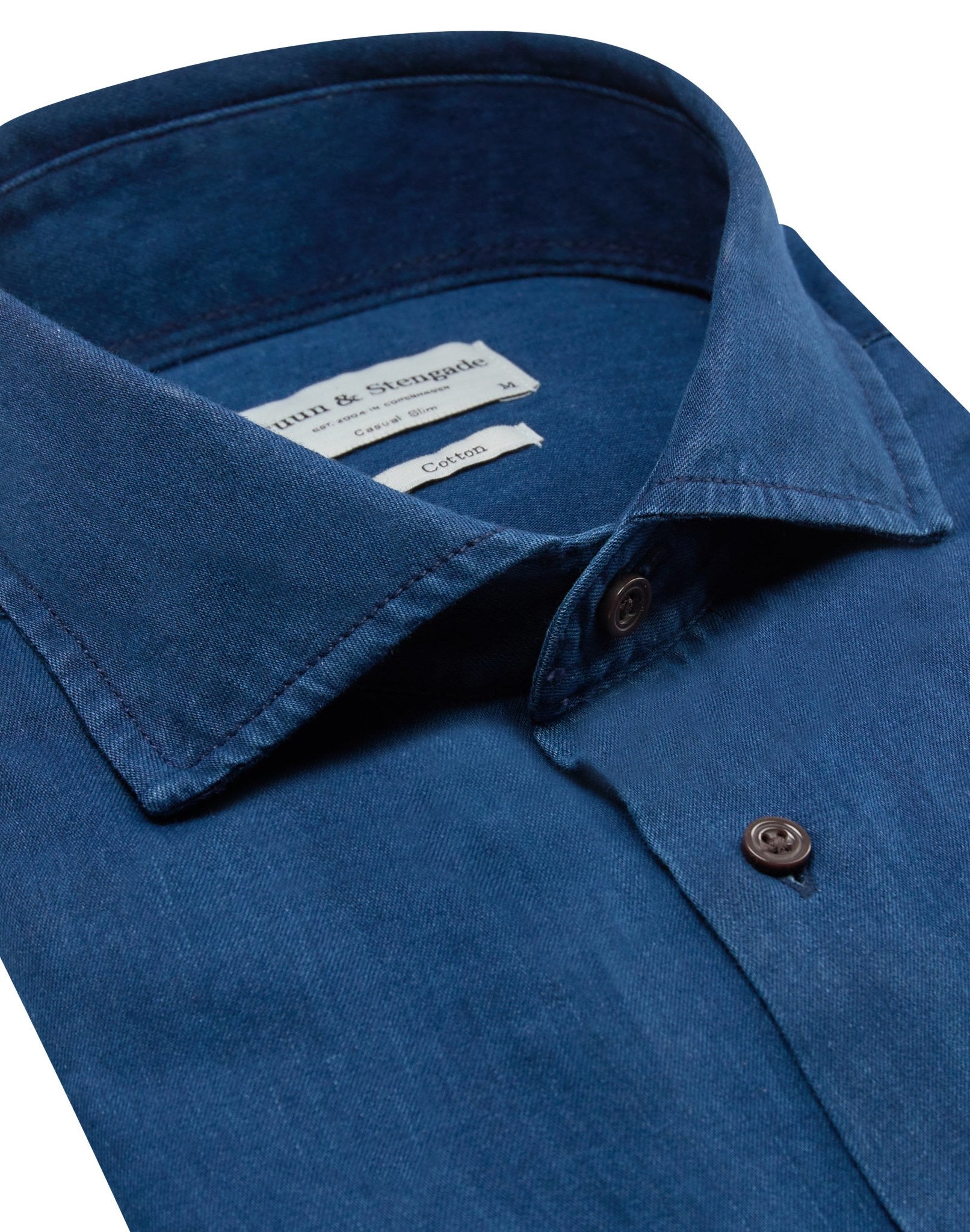 BS Norris Casual Slim Fit Skjorta - Indigo
