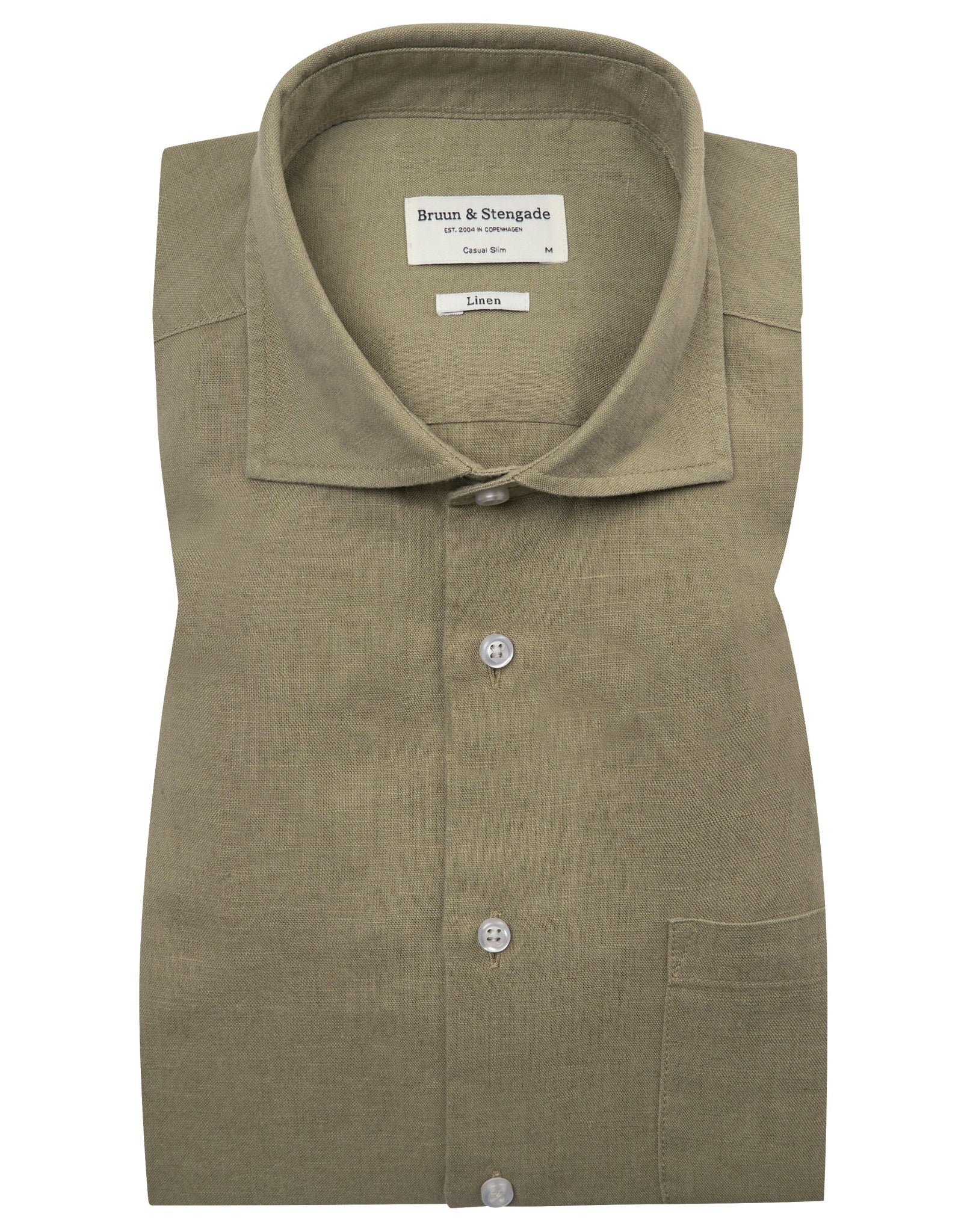 BS Ricciardo Casual Slim Fit Skjorta - Army