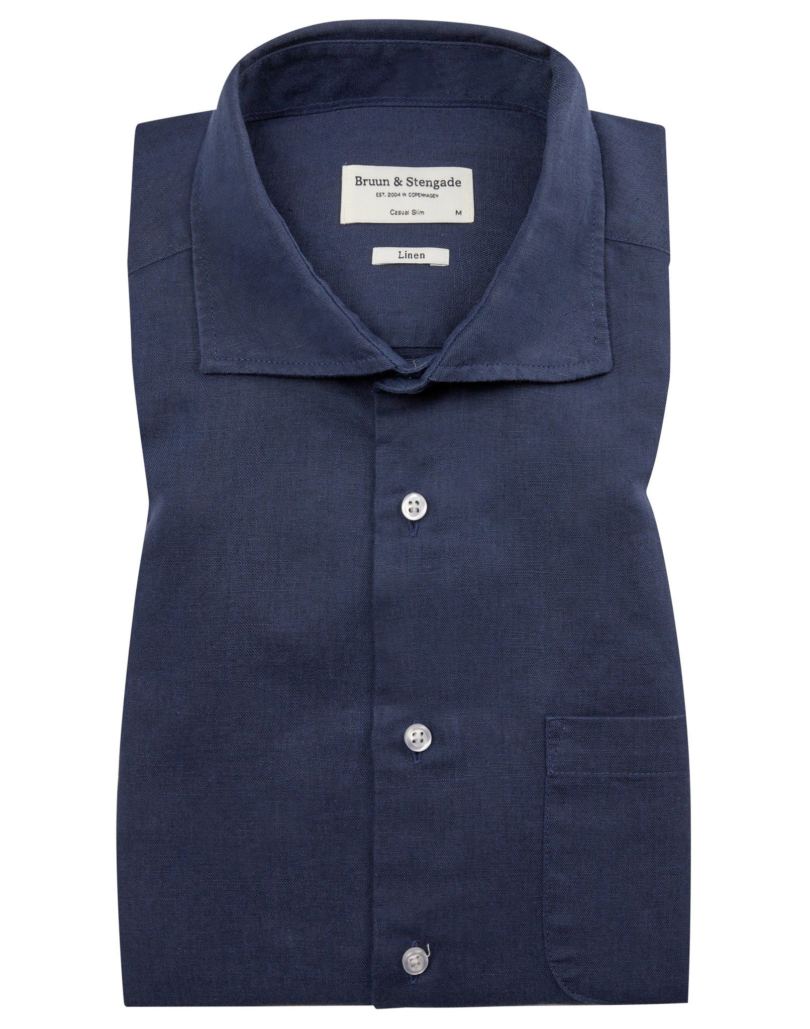 BS Ricciardo Casual Slim Fit Skjorta - Marinblå
