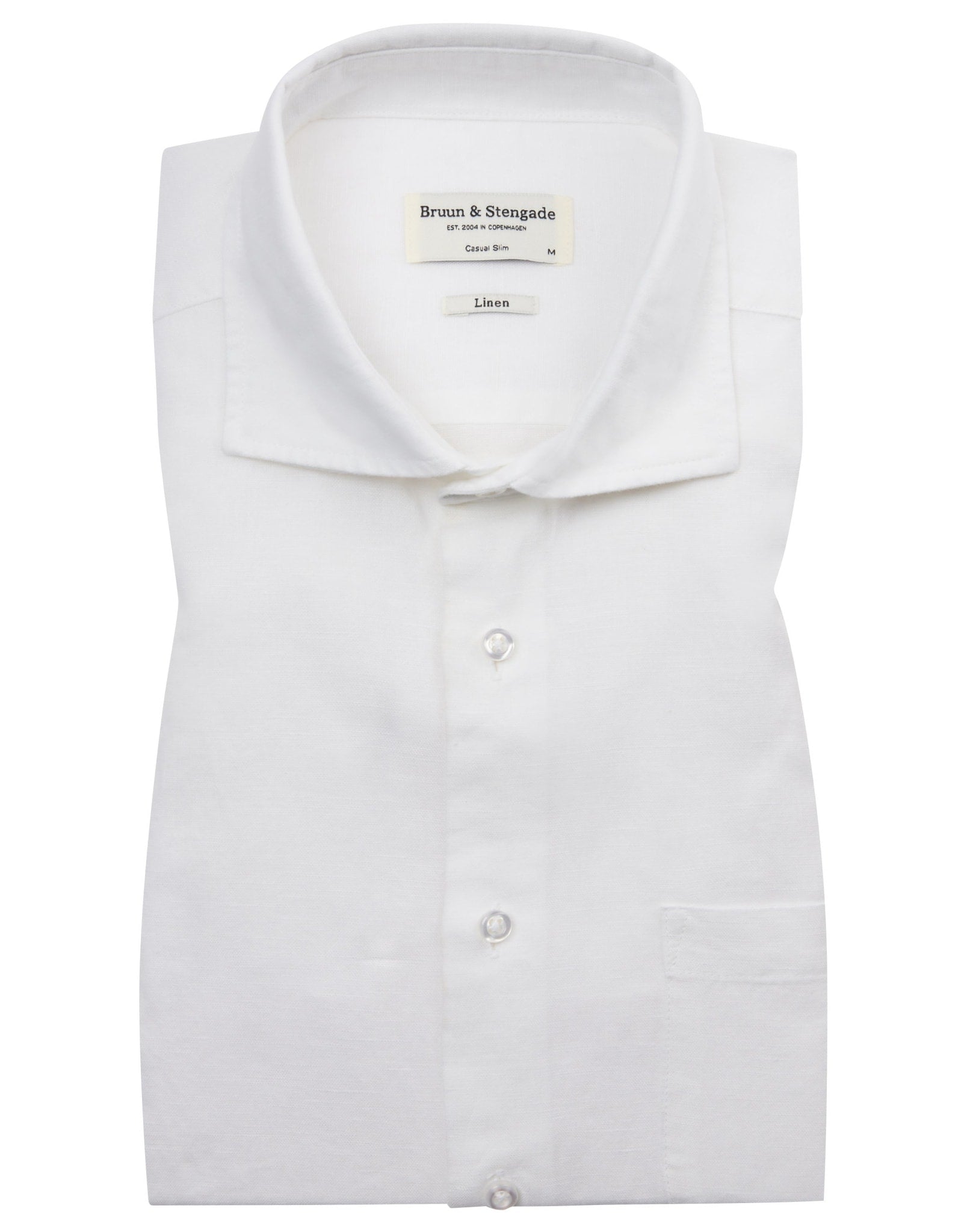 BS Ricciardo Casual Slim Fit Skjorta - White