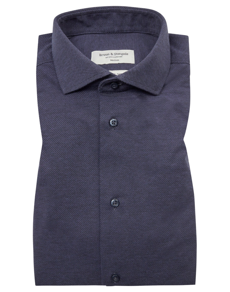 BS Trawally Casual Slim Fit Skjorta - Thunder