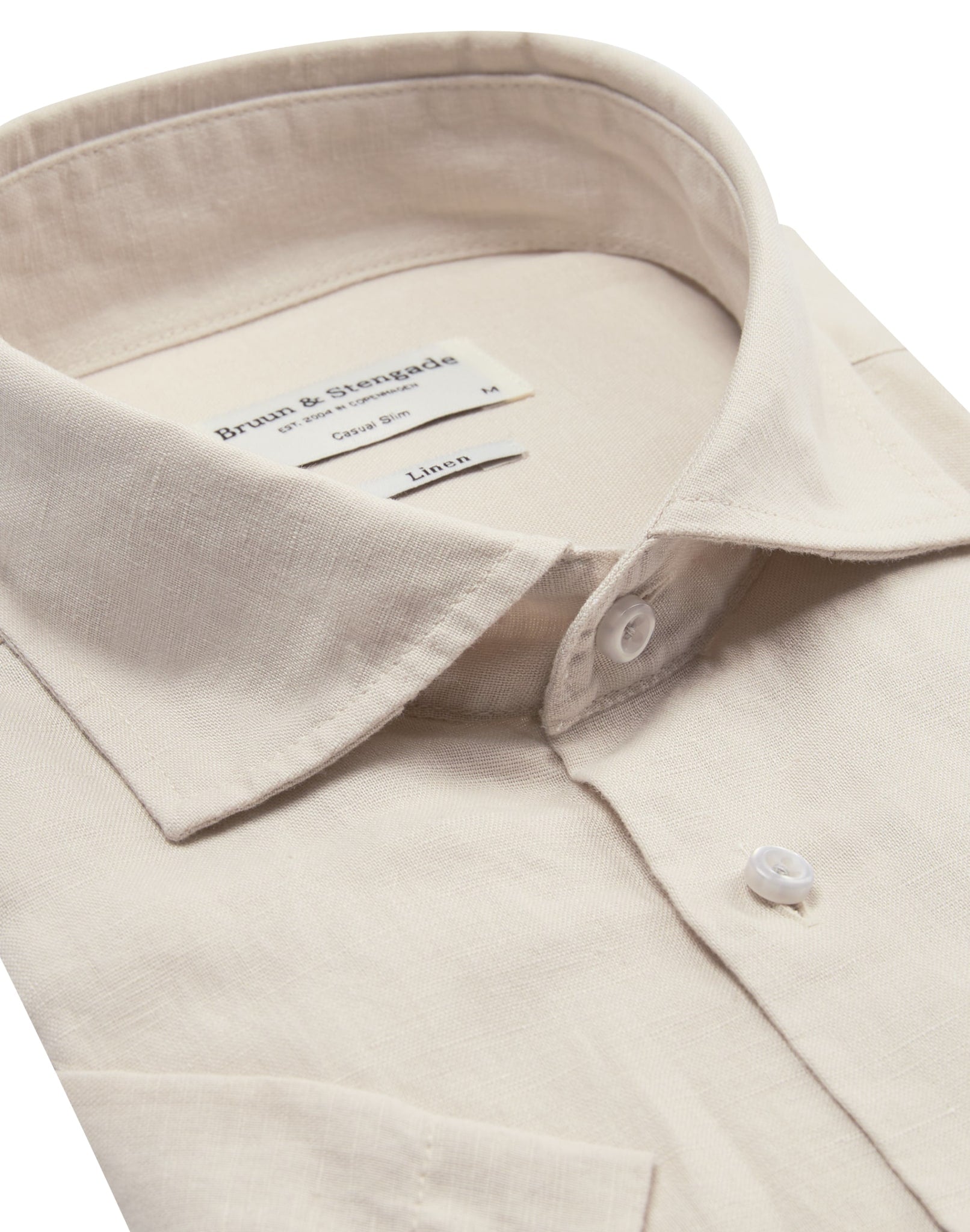 BS Verstappen Casual Slim Fit Skjorta - Sand