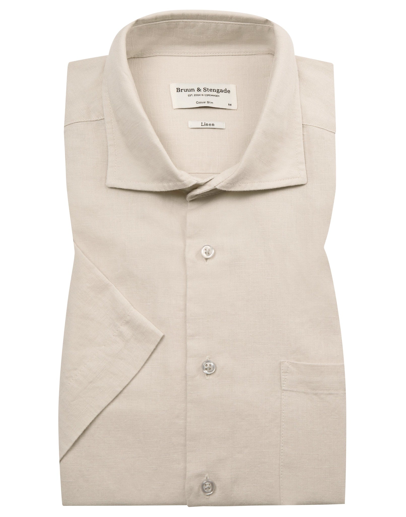 BS Verstappen Casual Slim Fit Skjorta - Sand