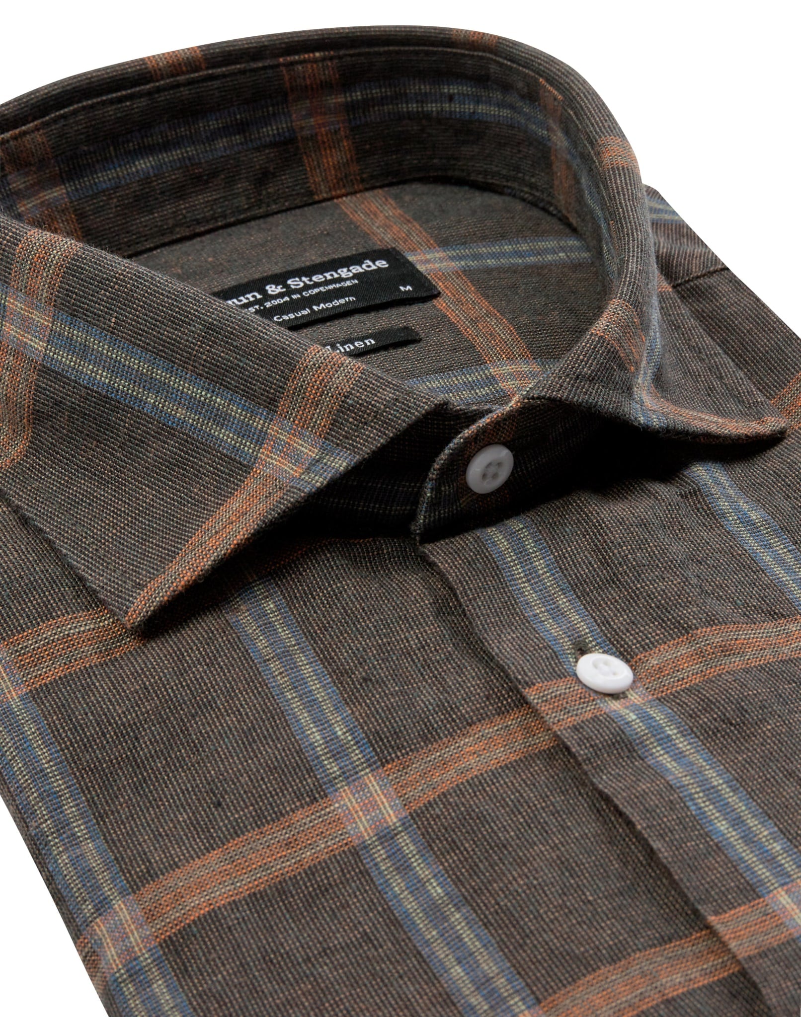 BS Charles Casual Modern Fit Skjorta - Brown