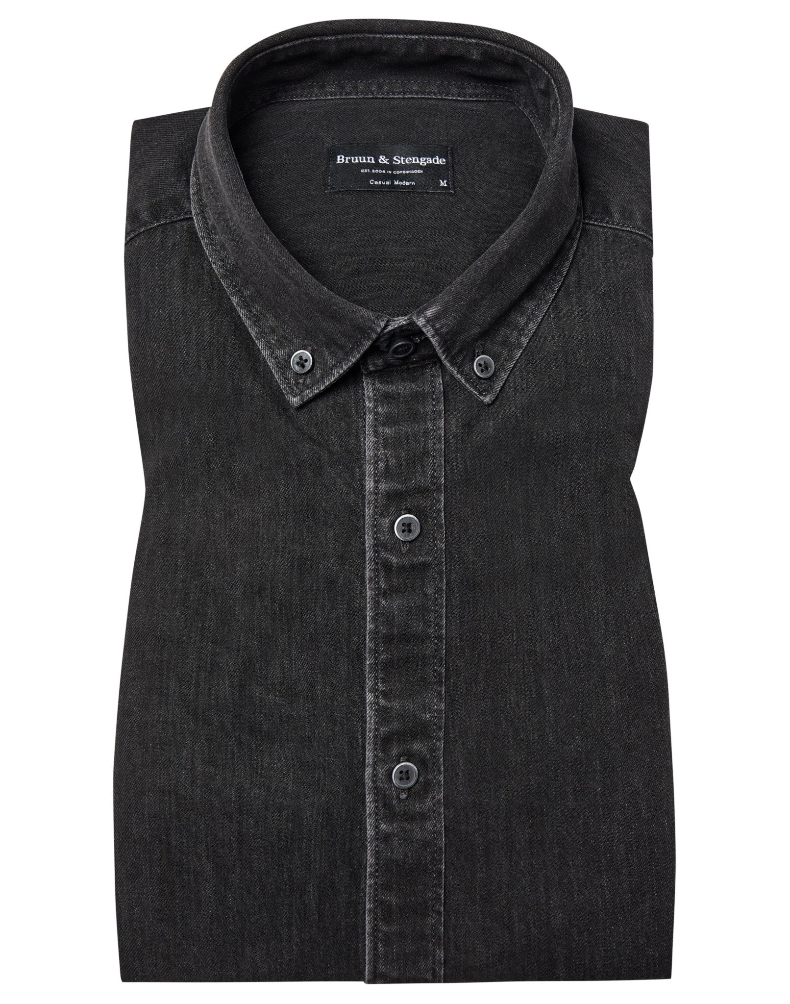 BS Sola modern fit Skjorta - Svart