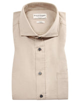 BS Halden casual slim fit Skjorta - Sand